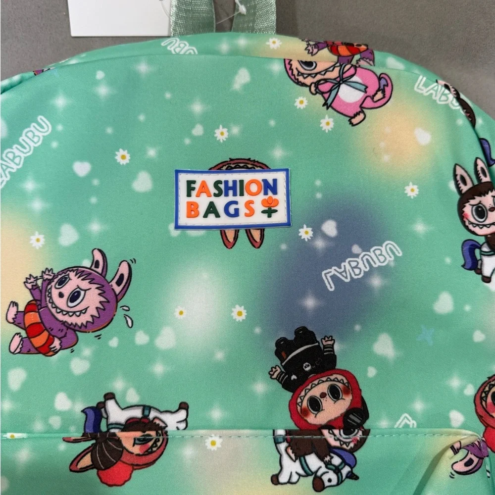 Labubu Mint Green Backpack with adorable celestial design, Brand New With Tags - Picture 2 of 14